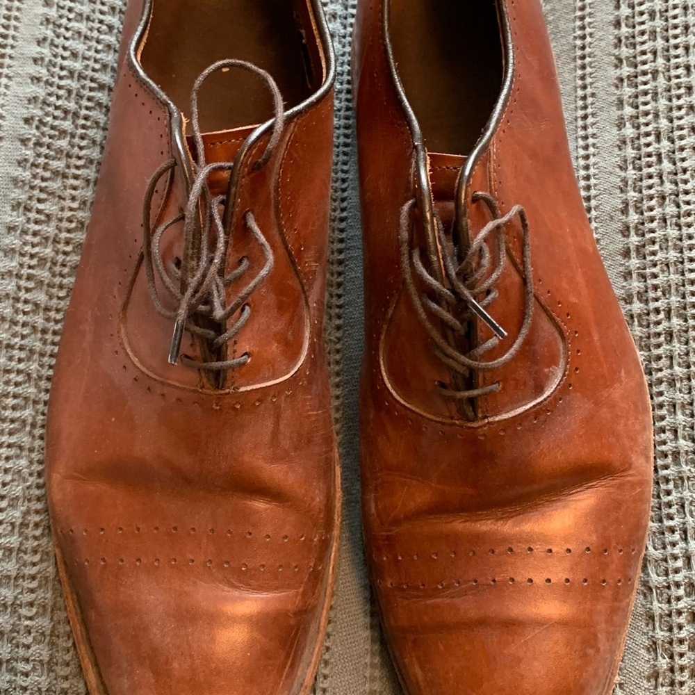 Allen Edmonds Brown Oxford Dress Shoes
